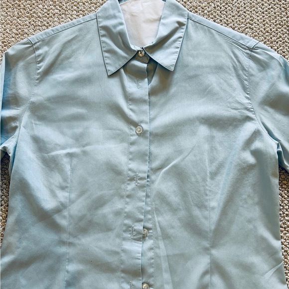 Blue Button Down Dress Shirt - Picture 3 of 4